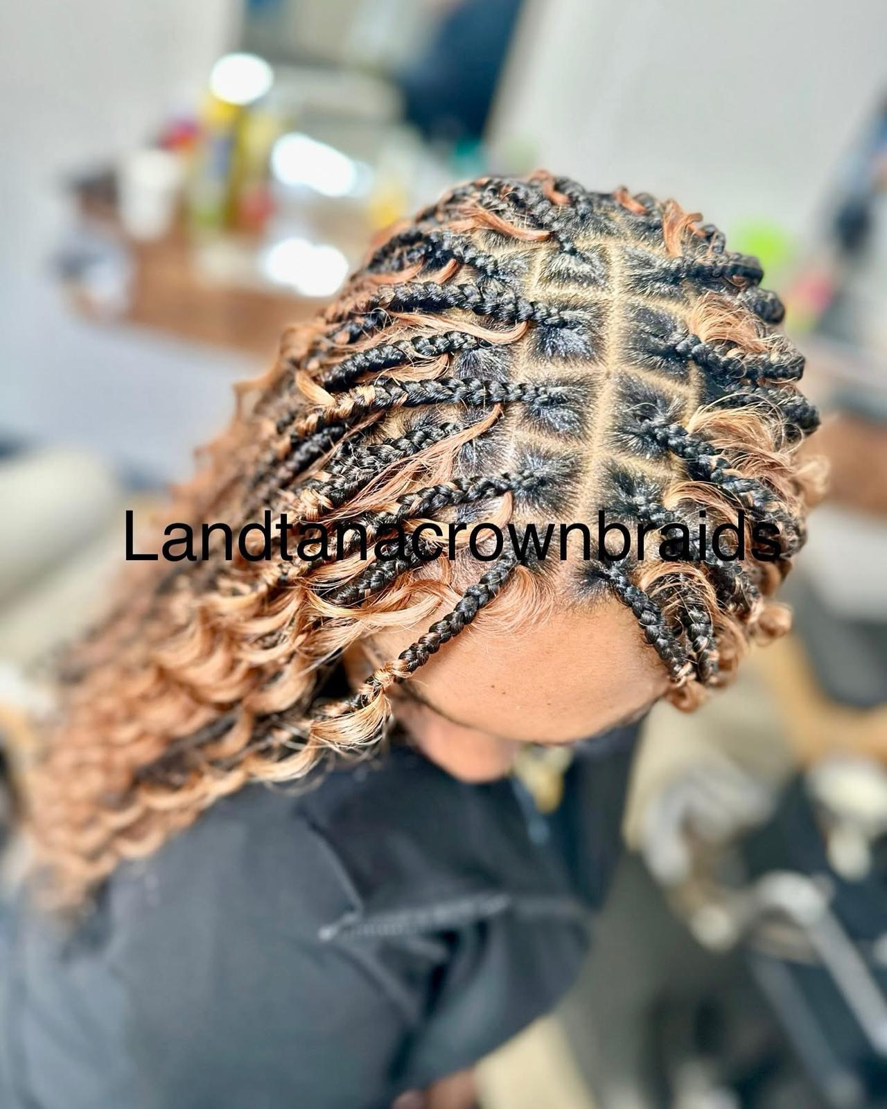 Boho Knotless Braids (BoB)